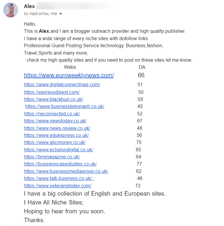 low quality guest posting service example